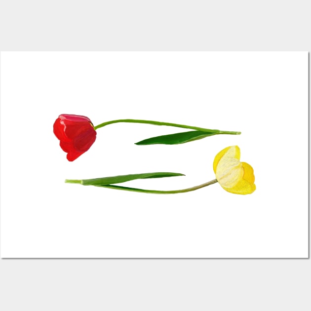 Tulips Vice Versa Wall Art by Veralex